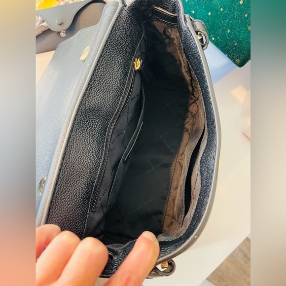 Michael Kors Black Logo Satchel - Picture 10 of 12